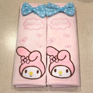 My Melody Plush Seatbelt Covers